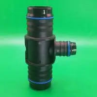 Переходник-тройник ID25-ID15-ID25-Т-образный для системы охлаждения, угловой | NS09-T35