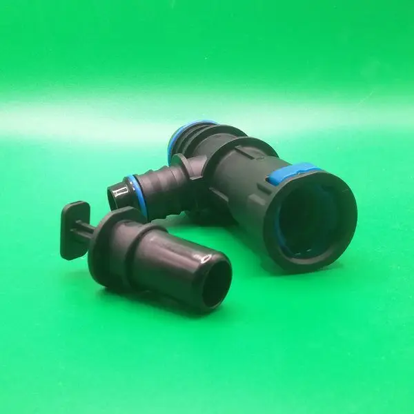 Быстросъем тройник с запорным клапаном 15.82-ID21-ID14 Т-образный системы охлаждения | NS09-ZF-6