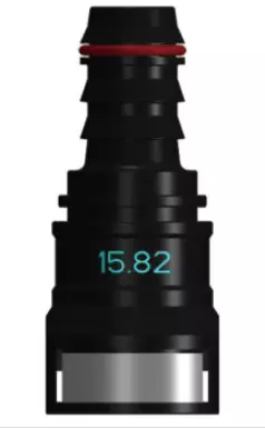 Топливный быстросъемный штуцер 15.82-ID14-180° | NS03-H2, прямой