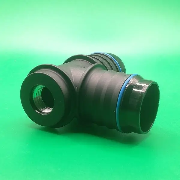 Переходник тройник  ID25-ID25-m14-Т-образный для системы охлаждения, угловой | NS09-LM11