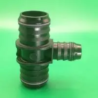 Переходник-тройник ID21-ID14-ID21-Т-образный для системы охлаждения, угловой | NS09-T28-WG