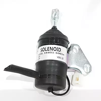 Клапан (соленоид) отсечки топлива 16851-60014, 16851-60013, 052600-4531 для KUBOTA, 12В