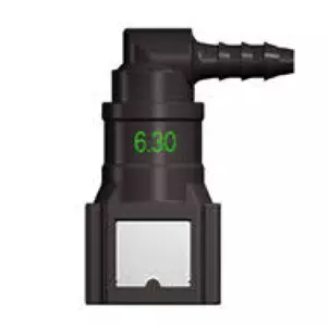 Топливный быстросъемный штуцер 6.30-ID4-90° | NS03-A12 угловой