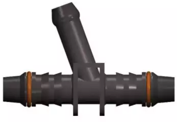 NS03-Y2 Переходник "тройник Y-типа" быстросъемный ID8-ID7.5-ID8