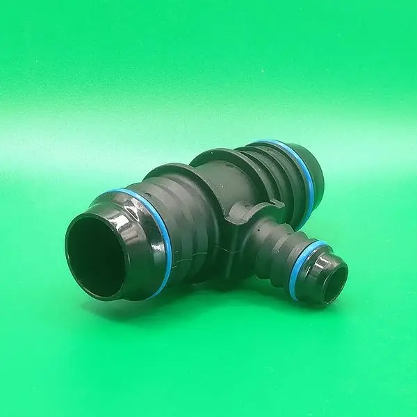 Переходник-тройник ID21-ID12-ID21-Т-образный для системы охлаждения, угловой | NS09-T29-6N