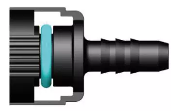 NS03-NW8 штуцер обратки D14.5-ID6-180°, NS03-NW8