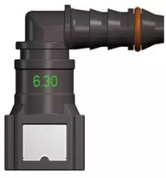 Топливный быстросъемный штуцер 6.30-ID8-90° | NS03-A8