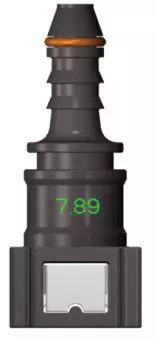 Топливный быстросъемный штуцер 7.89-ID6-180° | NS03-B3 прямой