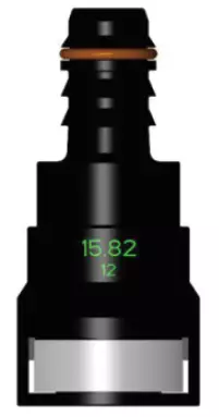 Топливный быстросъёмный штуцер 15.82-ID12-180° | NS03-H4, прямой