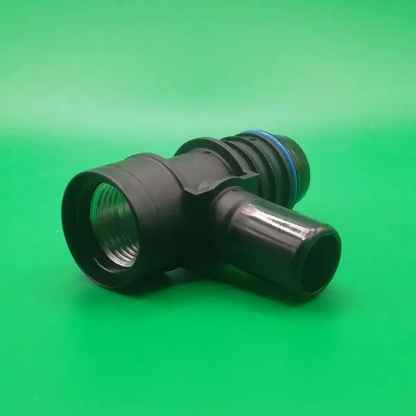 Быстросъемный штуцер-тройник ID21-CQC18-G1/2-Т-образный для системы охлаждения, угловой | NS09-LM15