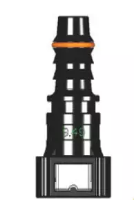 Топливный быстросъемный штуцер 9.49-ID10-180° | NS03-D20, прямой