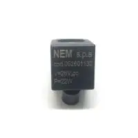 Катушка соленоида электромагнитная NEM s.p.a 09260110 13MM 3PIn 24В