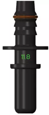 Топливный быстросъемный 11.8-ID8-180° переходник | NS03-MEP18 
