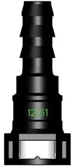 Топливный быстросъемный штуцер 12.61-ID12-180° | NS03-G17, прямой