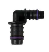 Переходник соединитель ID10-ID14 для топливной трубки | NS03-L21, угловой