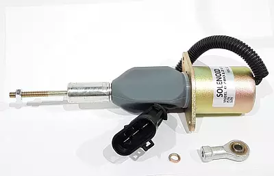 Клапан (соленоид) отсечки топлива 87801213, 1751ES-12A6UC4B3S1 для NEW HOLLAND, WOODWARD, 12В Клапан (соленоид) отсечки топлива 87801213, 1751ES-12A6UC4B3S1 для NEW HOLLAND, WOODWARD, 12В