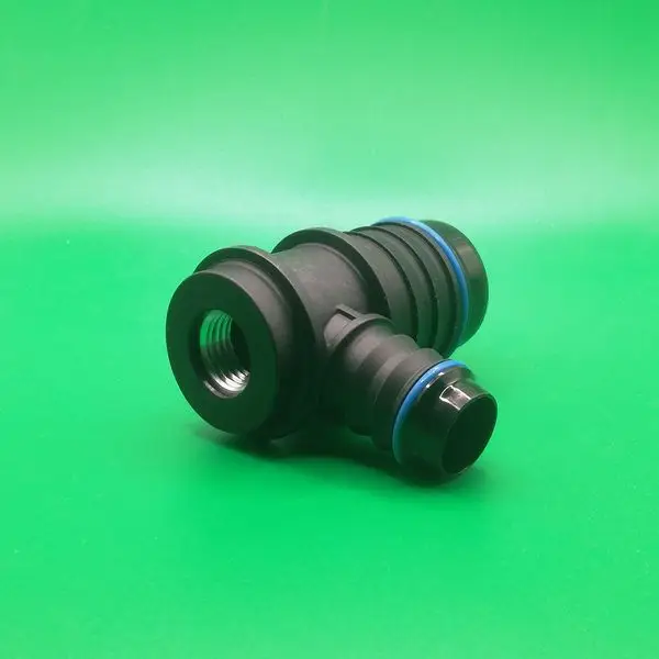 Переходник тройник  ID25-ID15-m14-Т-образный для системы охлаждения, угловой | NS09-LM8