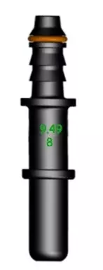 Топливный быстросъемный 9.49-ID8-180° переходник | NS03-MEP15