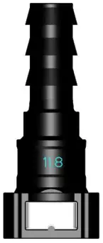 Топливный быстросъёмный штуцер 11.8-ID12-180° | NS03-G7, прямой
