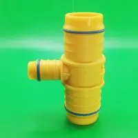 Переходник-тройник ID25-ID14-ID25-Т-образный для системы охлаждения, угловой | NS09-T30-9N-Y