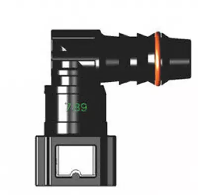 Топливный быстросъемный штуцер 7.89-ID10-90° | NS03-B32 