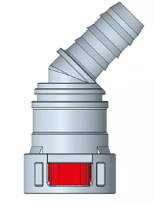 Топливный быстросъемный штуцер 15.82-ID12-135° | NS03-H13, угловой