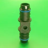 Переходник-тройник с заглушкой ID14-ID1-ID14-Т-образный для системы охлаждения, угловой | NS09-Z28