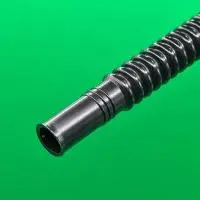 Топливная полиамидная трубка гофрированная, PA12, ID9x250мм, черная