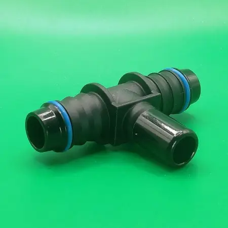 Быстросъемный штуцер ID14-CQC10-ID14-Т-образный для системы охлаждения, угловой | NS09-T51