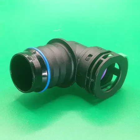 Быстросъемный разъем CQC18-ID14-90° для системы охлаждения, угловой | NS09-270-45