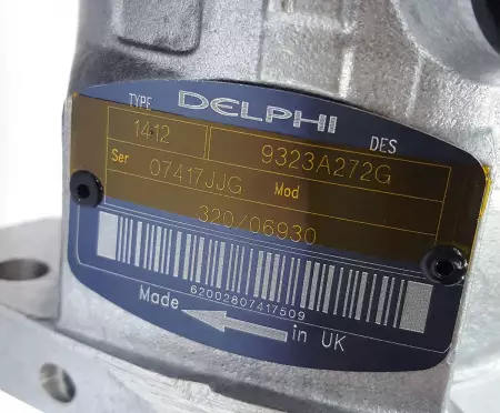 Топливный насос высокого давления ТНВД для JCB 3CX 4CX 320/06930, 320/06929, 320/06738 (9323A270G, 9320A620G)