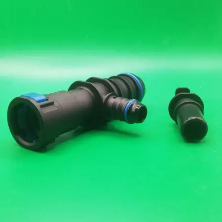 Быстросъем тройник с запорным клапаном 15.82-ID21-ID12 Т-образный системы охлаждения | NS09-ZF-3